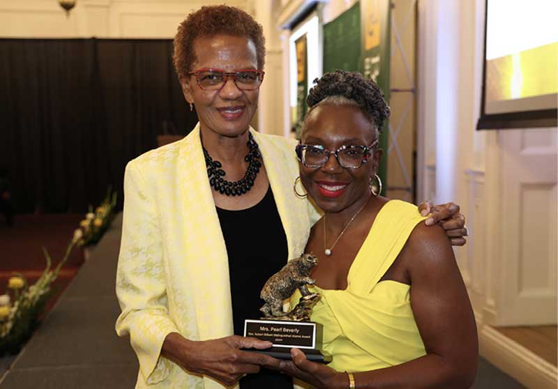 Marie Brown and Pearlie Beverly