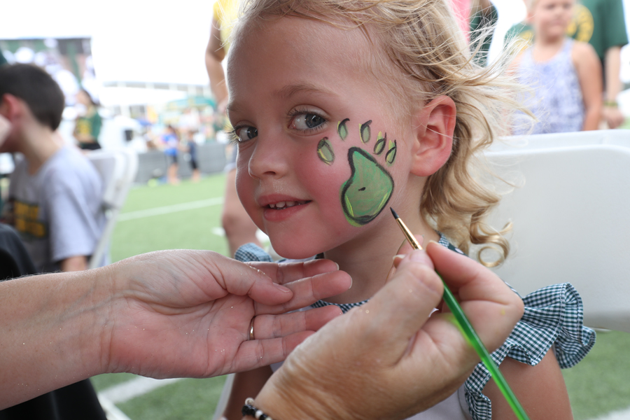 Football Gameday Face Painting