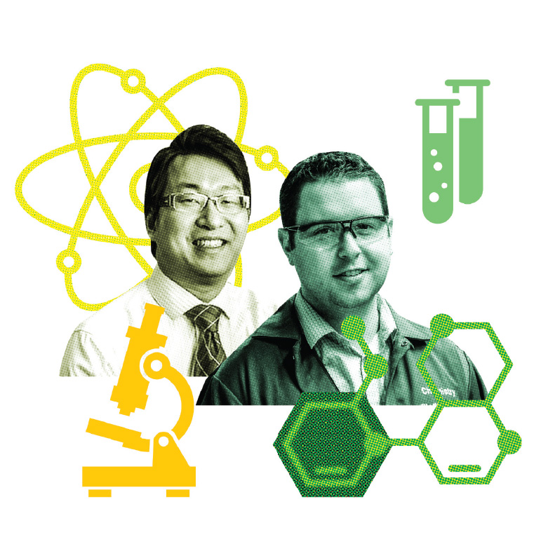 Dr. Caleb D. Martin and Dr. Howard Lee Receive Award