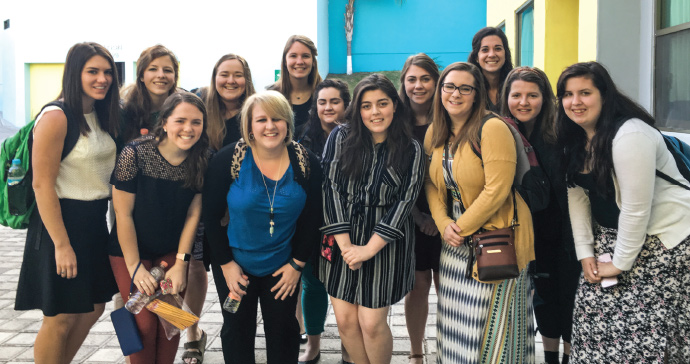 Students who participate in study-abroad programs