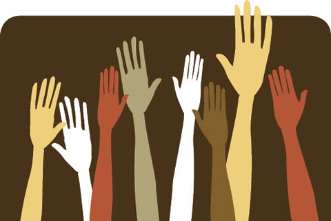 Raised Hands