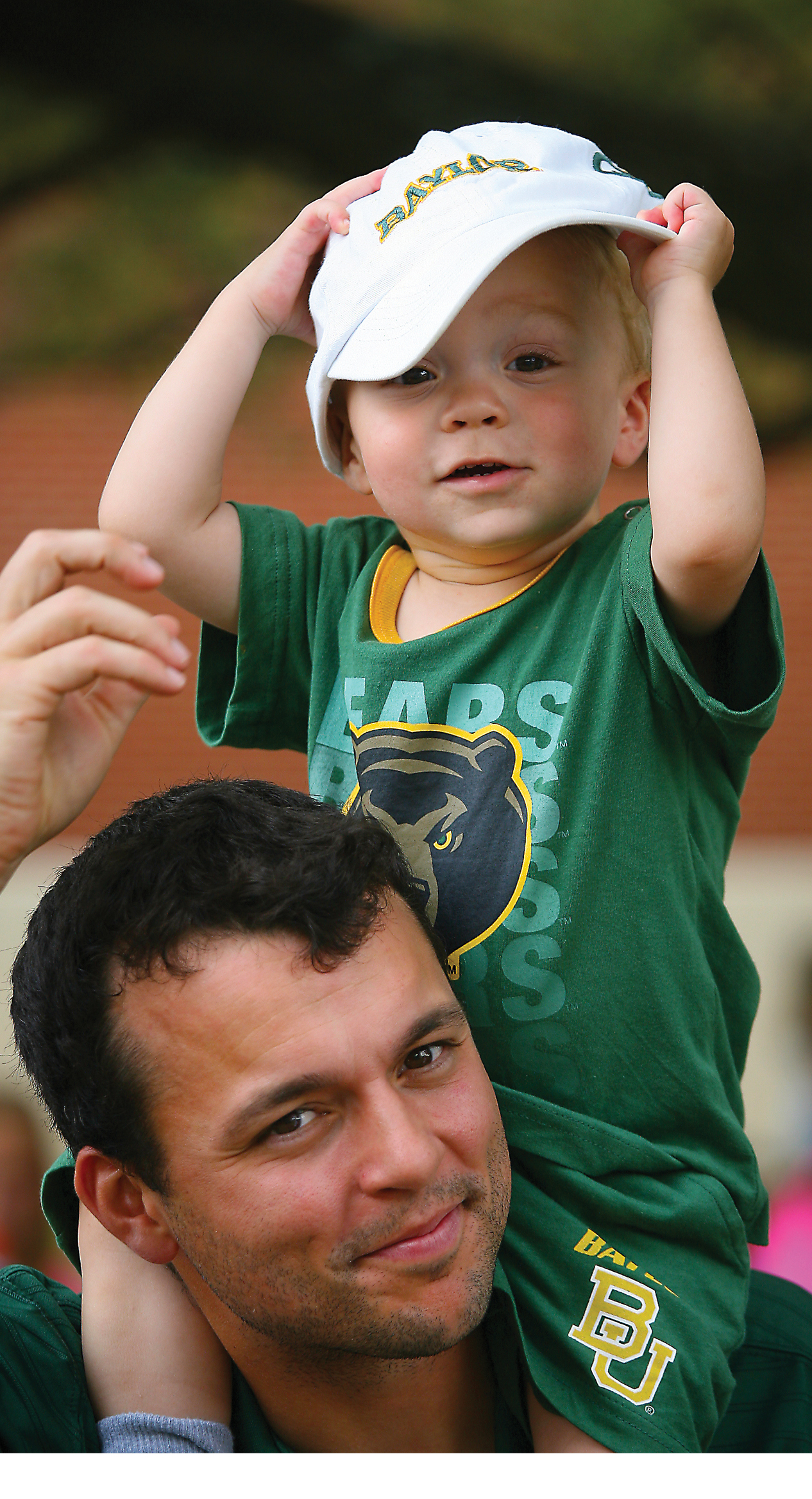 Alex Witherow with child