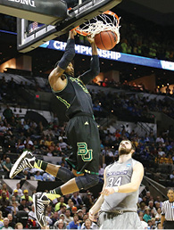 Cory Jefferson Action Shot Absolutely Throwing Down a Dunk