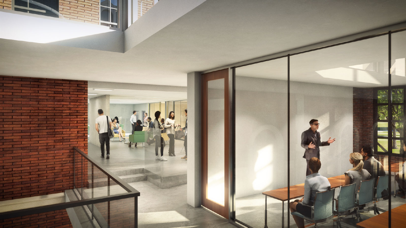 Interior Rendering of Class Space