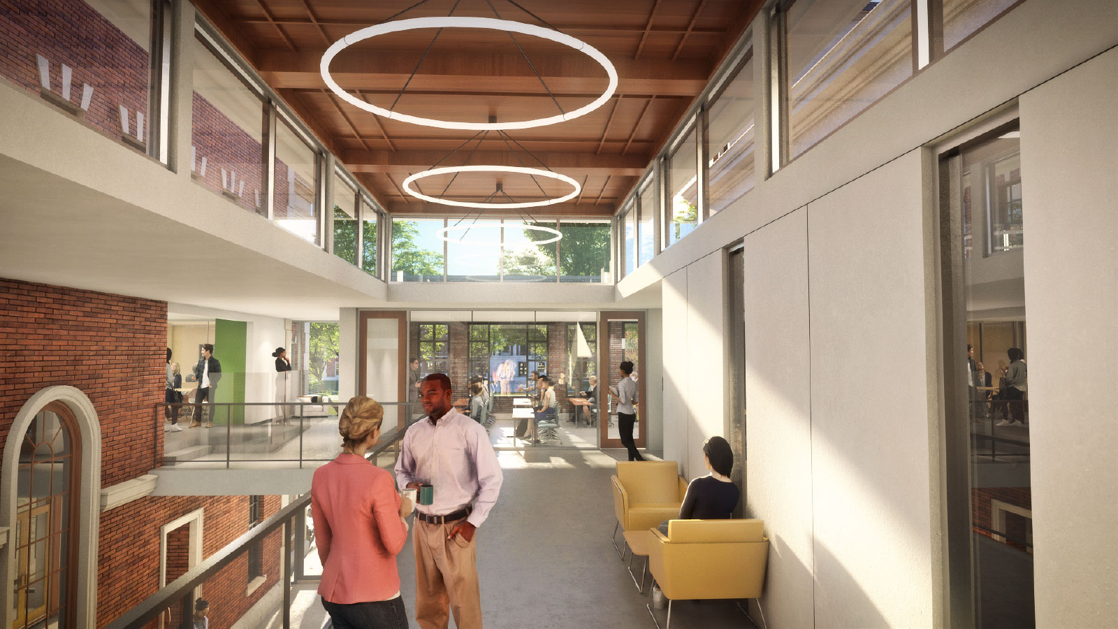 Interior Rendering of Honors Residential College