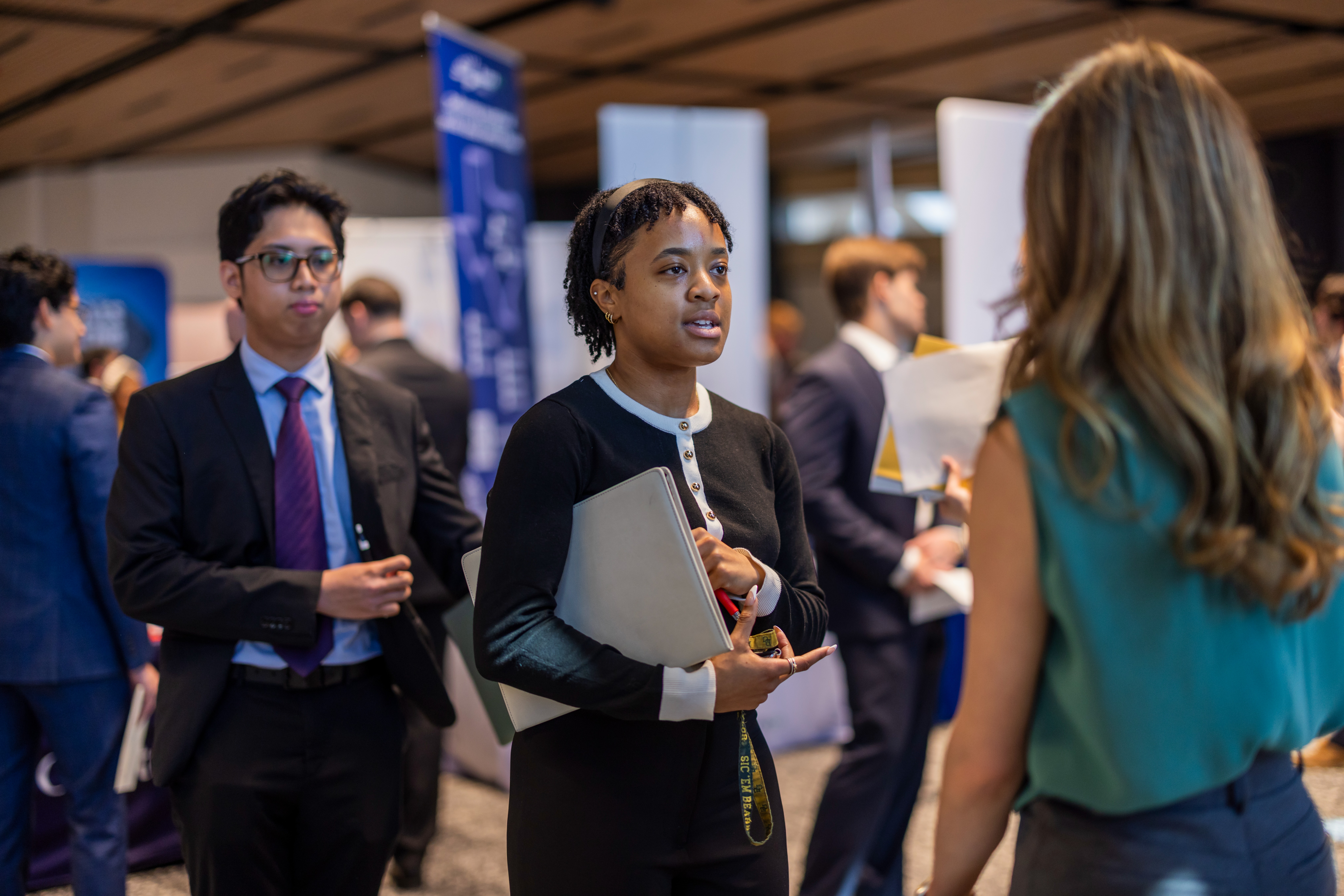 Baylor students pursue internships and post graduation opportunities at the Career Fair.