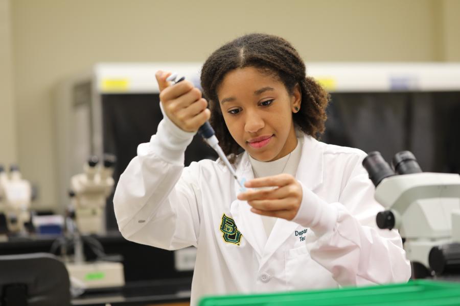Dr. Jade Connor Eruchalu as a student at Baylor