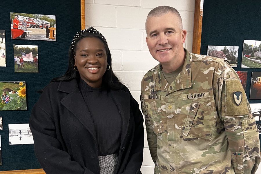 is the director of religious education for the Catholic and multicultural gospel services at the U.S. Army base Fort Leavenworth near Kansas City