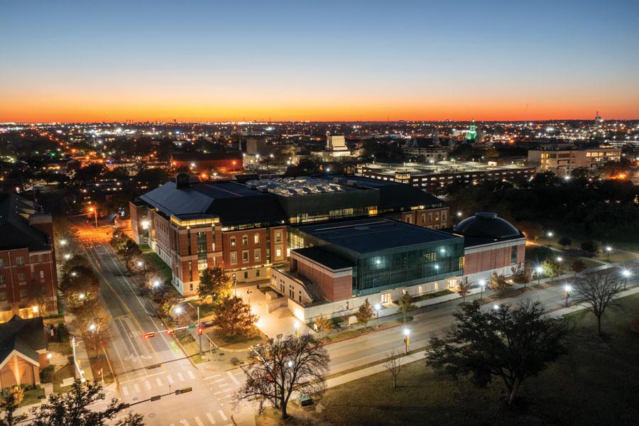 Foster Campus at Night